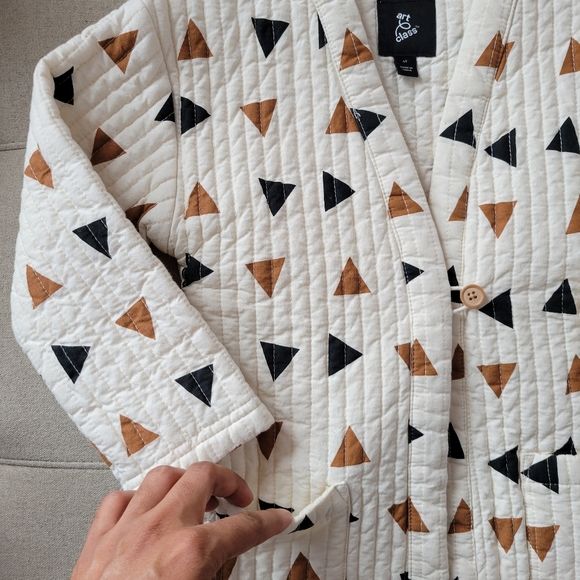 Quilted One button jacket - Picture 2 of 6